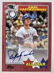 Carl Yastrzemski [Red] Baseball Cards 2022 Topps Update 1987 Autographs Prices