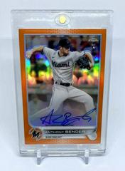 Anthony Bender [Orange] #RA-AB Baseball Cards 2022 Topps Chrome Rookie Autographs Prices