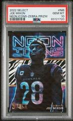 Joe Mixon [Zebra] #NI-6 Football Cards 2022 Panini Select Neon Icons Prices
