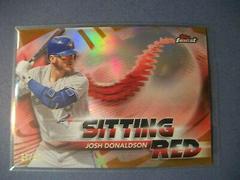 Josh Donaldson [Gold Refractor] Baseball Cards 2018 Topps Finest Sitting Red Prices