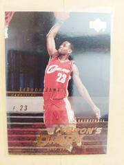 LeBron James LeBron's Diary #LJ15 Basketball Cards 2003 Upper Deck Lebron's Diary Prices