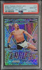 Robert Whittaker [Mojo] #10 Ufc Cards 2021 Panini Prizm UFC Fearless Prices