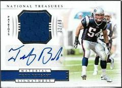 Tedy Bruschi Football Cards 2018 National Treasures Material Signatures Prices