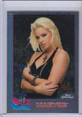 Maryse Wrestling Cards 2008 Topps Heritage III Chrome WWE Prices