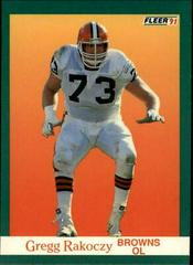 Gregg Rakoczy #41 Football Cards 1991 Fleer Prices