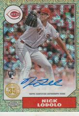 Nick Lodolo #T87CA-NL Baseball Cards 2022 Topps Update 1987 Chrome Autographs Prices