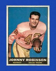 Johnny Robinson Football Cards 1961 Topps Prices