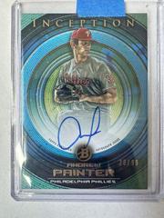 Andrew Painter [Blue] Baseball Cards 2022 Bowman Inception Prospect Autographs Prices