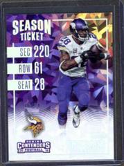 Adrian Peterson [Cracked Ice Ticket] #37 Football Cards 2016 Panini Contenders Prices