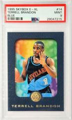 Terrell Brandon Blue #14 Basketball Cards 1995 Skybox E-XL Prices
