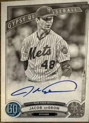 Jacob deGrom [Black & White] #GQA-JD Baseball Cards 2019 Topps Gypsy Queen Autographs Prices