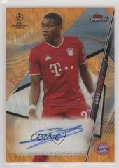 David Alaba [Orange Wave Refractor] #FA-DA Soccer Cards 2020 Topps Finest UEFA Champions League Autographs Prices