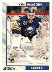 Clint Malarchuk Hockey Cards 1992 Score Prices