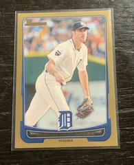 Justin Verlander [Gold] #77 Baseball Cards 2012 Bowman Prices