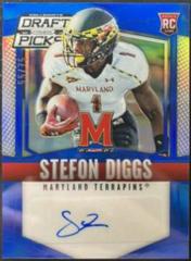Stefon Diggs [Autograph Blue Prizm] #243 Football Cards 2015 Panini Prizm Collegiate Draft Picks Prices