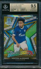 Weston McKennie [Gold Refractor] Soccer Cards 2018 Topps Chrome UEFA Champions League Future Stars Prices