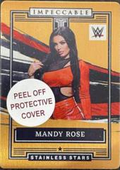 Mandy Rose [Gold] #2 Wrestling Cards 2022 Panini Impeccable WWE Stainless Stars Prices