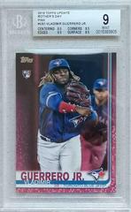 Vladimir Guerrero Jr. [Throwing Mother's Day Pink] #US1 Baseball Cards 2019 Topps Update Prices