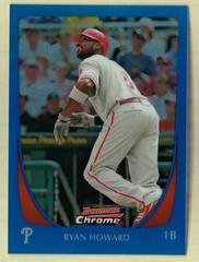 Ryan Howard [Refractor] #24 Baseball Cards 2011 Bowman Chrome Prices