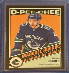 Quinn Hughes [Retro Black Border] #519 Hockey Cards 2019 O Pee Chee Prices