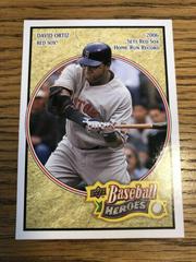 David Ortiz [Red] #21 Baseball Cards 2008 Upper Deck Baseball Heroes Prices