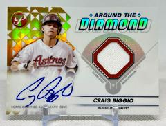 Craig Biggio [Gold] #ADR-CBI Baseball Cards 2023 Topps Pristine Around the Diamond Autograph Relic Prices