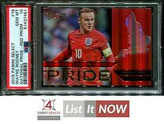 Wayne Rooney [Red Prizm] #16 Soccer Cards 2015 Panini Select National Pride Prices