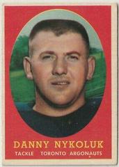 Danny Nykoluk Football Cards 1958 Topps CFL Prices