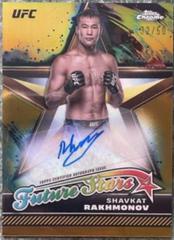 Shavkat Rakhmonov [Gold Refractor] #FSA-SRA Ufc Cards 2024 Topps Chrome UFC Future Stars Autograph Prices