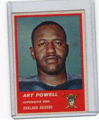 Art Powell #59 Football Cards 1963 Fleer Prices