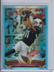 Larry Fitzgerald [Black Gloves Prism Refractor] Football Cards 2013 Topps Chrome Prices