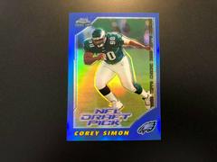 Corey Simon [Refractor] Football Cards 2000 Topps Chrome Prices