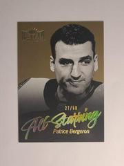 Patrice Bergeron [Gold] #AS-16 Hockey Cards 2022 Skybox Metal Universe All Starring Prices