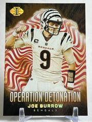 Joe Burrow [Red] #7 Football Cards 2023 Panini Illusions Operation Detonation Prices
