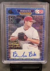 Brendan Beck #PS-BB2 Baseball Cards 2021 Pro Set Autographs Prices
