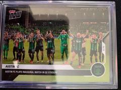 Austin FC Soccer Cards 2021 Topps Now MLS Prices