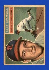 Alex Grammas [White Back] #37 Baseball Cards 1956 Topps Prices