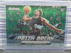 Scoot Henderson [Green Pulsar] #20 Basketball Cards 2023 Panini Prizm Draft Picks Break Prices
