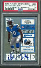 Ndamukong Suh [Blue Jersey Autograph] #228 Football Cards 2010 Playoff Contenders Prices