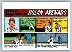 Nolan Arenado #73TC-32 Baseball Cards 2022 Topps Heritage 1973 Comics Prices