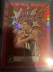 Trae Young [Pink] Basketball Cards 2020 Panini Donruss Optic My House Prices