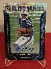 James Cook [Autograph] Football Cards 2022 Panini Donruss The Elite Series Rookies Prices