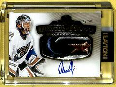Olaf Kolzig Hockey Cards 2021 Upper Deck The Cup Limited Logos Jumbo Patch Auto Prices
