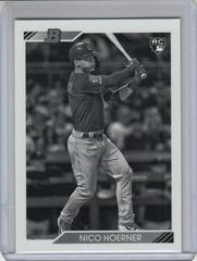 Nico Hoerner [Black & White] Baseball Cards 2020 Bowman Heritage Prices