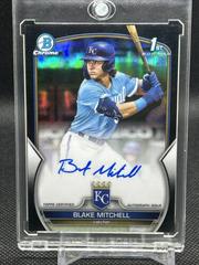 Blake Mitchell [Black] #CDA-BMI Baseball Cards 2023 Bowman Draft Chrome Prospect Autographs Prices