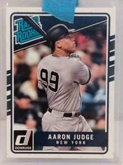 Aaron Judge [Cyan Back] Baseball Cards 2017 Panini Donruss the Rookies Prices