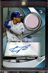 Wander Franco Baseball Cards 2022 Bowman Platinum Pieces Autograph Relics Prices