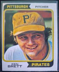 Ken Brett Baseball Cards 1974 O Pee Chee Prices
