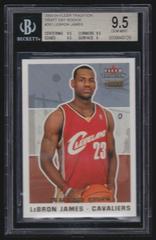LeBron James [Draft Day Rookie] #261 Basketball Cards 2003 Fleer Prices