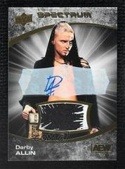 Darby Allin [Autograph Memorabilia Dark] #22 Wrestling Cards 2021 Upper Deck AEW Spectrum Prices